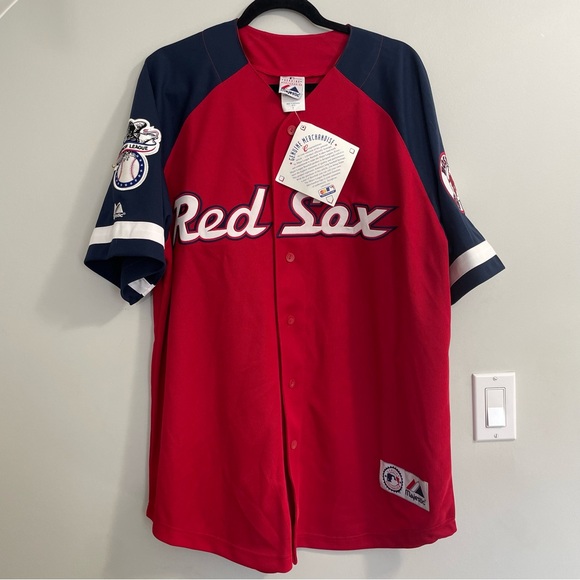 Baseball Jerseys Majestic Red Sox Shirt Majestic Authentic MLB Boston Red  Sox #23 Baseball Jersey